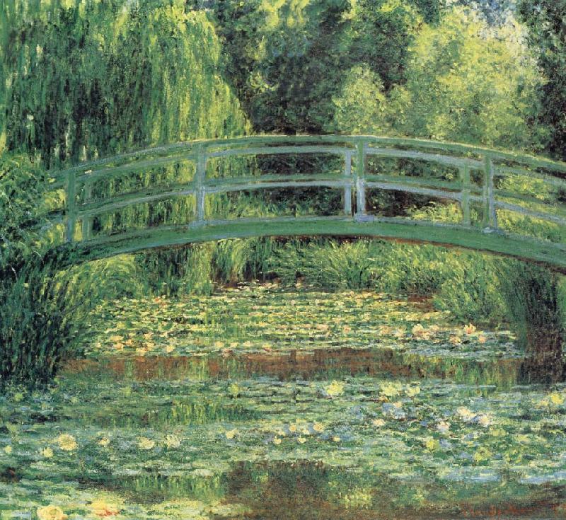 Claude Monet Le Pont japonais et L-Etang des Nympheas,Giverny oil painting picture